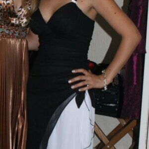 Elegant BW Cocktail Dress (Junior)